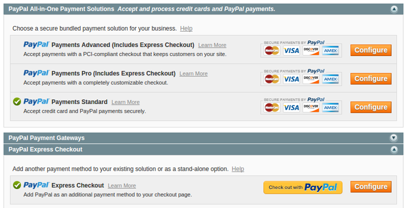 Magento 1.9 Enable Both PayPal Standard and PayPal Express Checkout