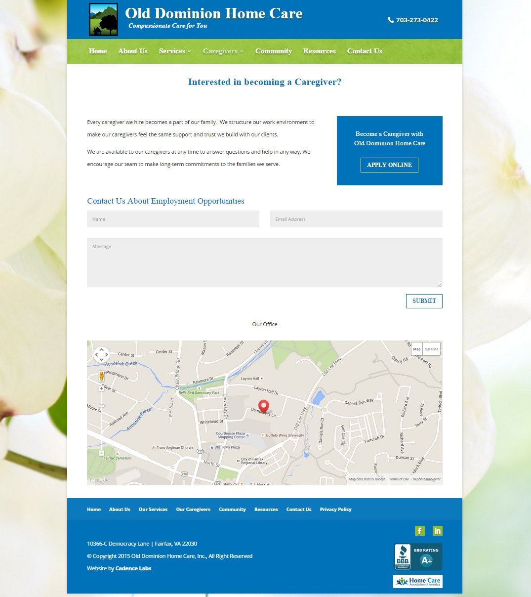 ODHC Application Page ODHC Application Page