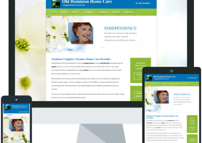 New Website For A Northern Virginia Home Care Company