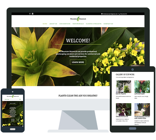 New Website for Plant Care Company