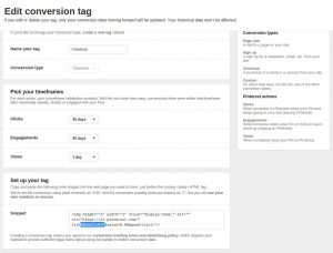 Pinterest Tag ID