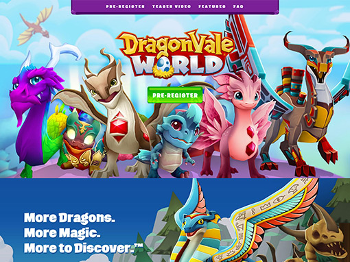 Preregister Website for New Game