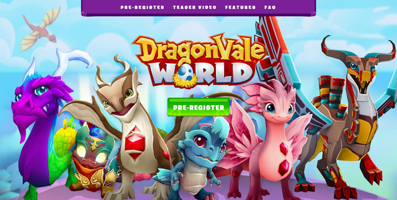 DragonVale World Website