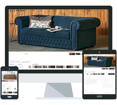 New eCommerce Website for High End Furniture Company