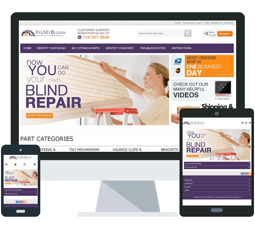 Migration to Magento for DIY Blind Repair Company