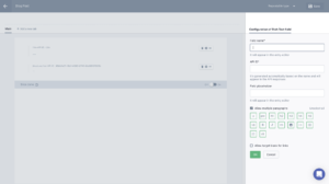 Custom type field configuration