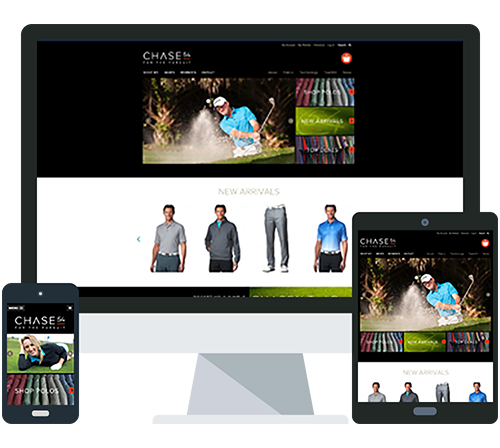 Website Redesign for Golf Apparel Company