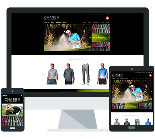 Website Redesign for Golf Apparel Company