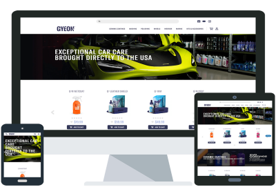 Shopify Website For An Auto Detailing Supply Store