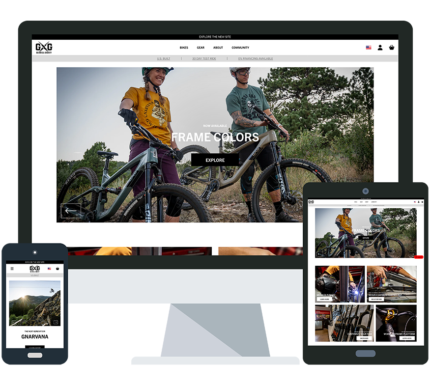 Shopify Redesign for Mountain Bike Manufacturer