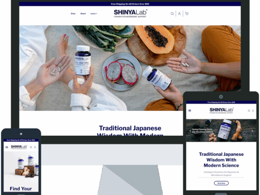Shopify Website for a Supplement Company